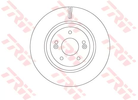 HYUNDAI I40/ IX35/Ceed/Optima F гальмівний диск D=320mm 11, TRW (DF7592) (1 шт.) HYUNDAI I40/ IX35/Ceed/Optima F гальмівний диск D=320mm 11, TRW (DF7592) (1 шт.)