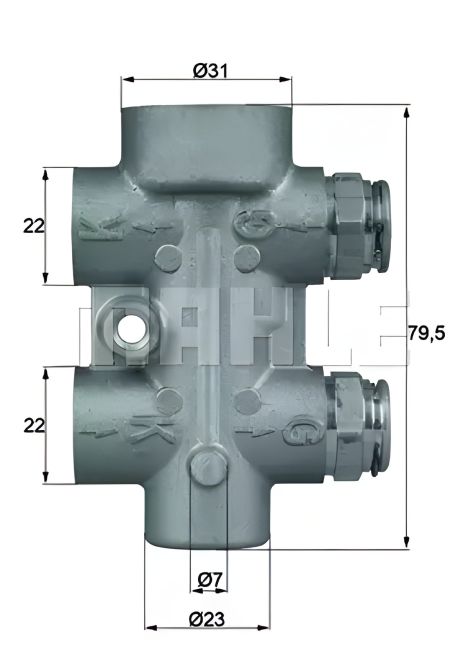 Behr 1.444.80 термостат MERCEDES-BENZ, MAHLE/KNECHT (TO880)
