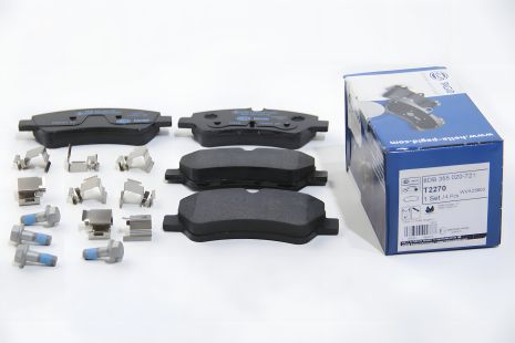 Тормозные задние колодки Transit (V348) 12-(RWD), HELLA PAGID (8DB355020721)