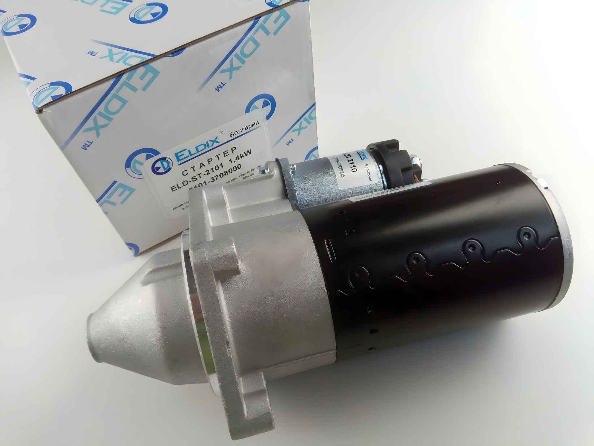 Стартер ВАЗ 2101 з редуктором на пост. магнітах, Eldix (ELD-ST-2101-R) (2101-3708000) Стартер ВАЗ 2101 з редуктором на пост. магнітах, Eldix (ELD-ST-2101-R) (2101-3708000)