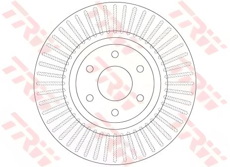 Гальмівний диск (1 шт.) NISSAN Navara/Pathefinder F D=319mm 05, TRW (DF6425) Гальмівний диск (1 шт.) NISSAN Navara/Pathefinder F D=319mm 05, TRW (DF6425)