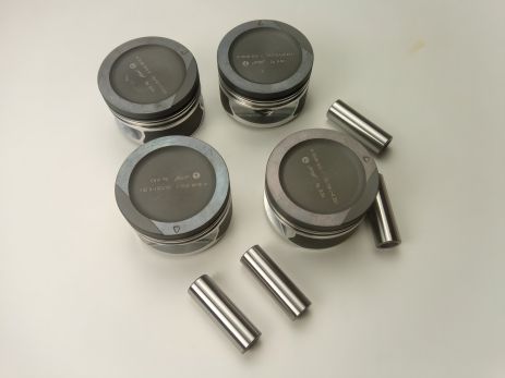 Lanos 1.5 76,75 Поршень 1-й ремонт, AMP (PX-DAE-4A-3548-025-2) к-т з пальцями (93740213)