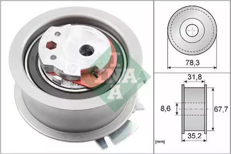 Ролик натяжной AUDI, VW (Ina), INA (531062830)