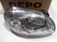 Lanos Фара в зборі, DEPO під електр. кор., сірий корпус (222-1104R-LDEMN) прав. (96324503)