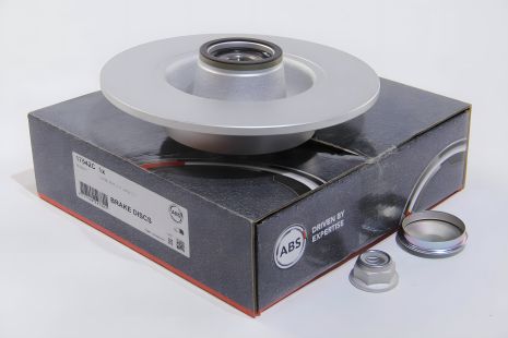 Задній гальмівний диск для Clio/Megane/Modus/Symbol/Twingo (05-21), A.B.S. (17542C)