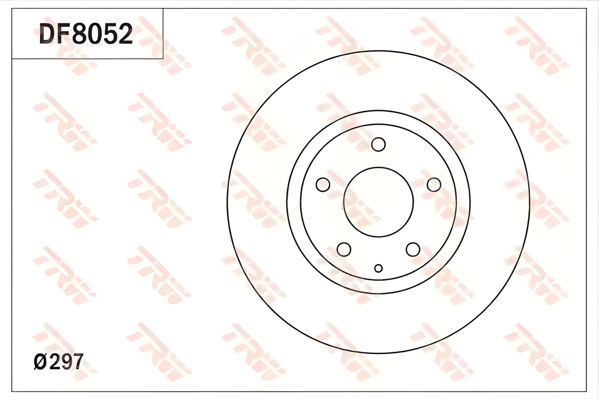 Передний тормозной диск для MAZDA 6 2.0-2.5 2013-, CX-5 2.0-2.2 2011- (TRW) Передний тормозной диск для MAZDA 6 2.0-2.5 2013-, CX-5 2.0-2.2 2011- (TRW)