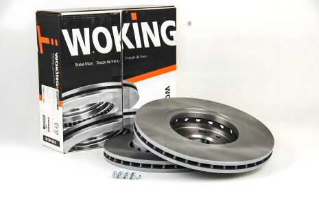 Передній гальмівний диск для Duster/Fluence/Megane/Scenic 07-, WOKING (D6134610) Передній гальмівний диск для Duster/Fluence/Megane/Scenic 07-, WOKING (D6134610)
