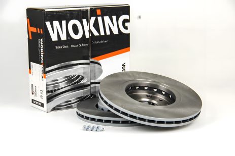 Передній гальмівний диск для Duster/Fluence/Megane/Scenic 07-, WOKING (D6134610) Передній гальмівний диск для Duster/Fluence/Megane/Scenic 07-, WOKING (D6134610)