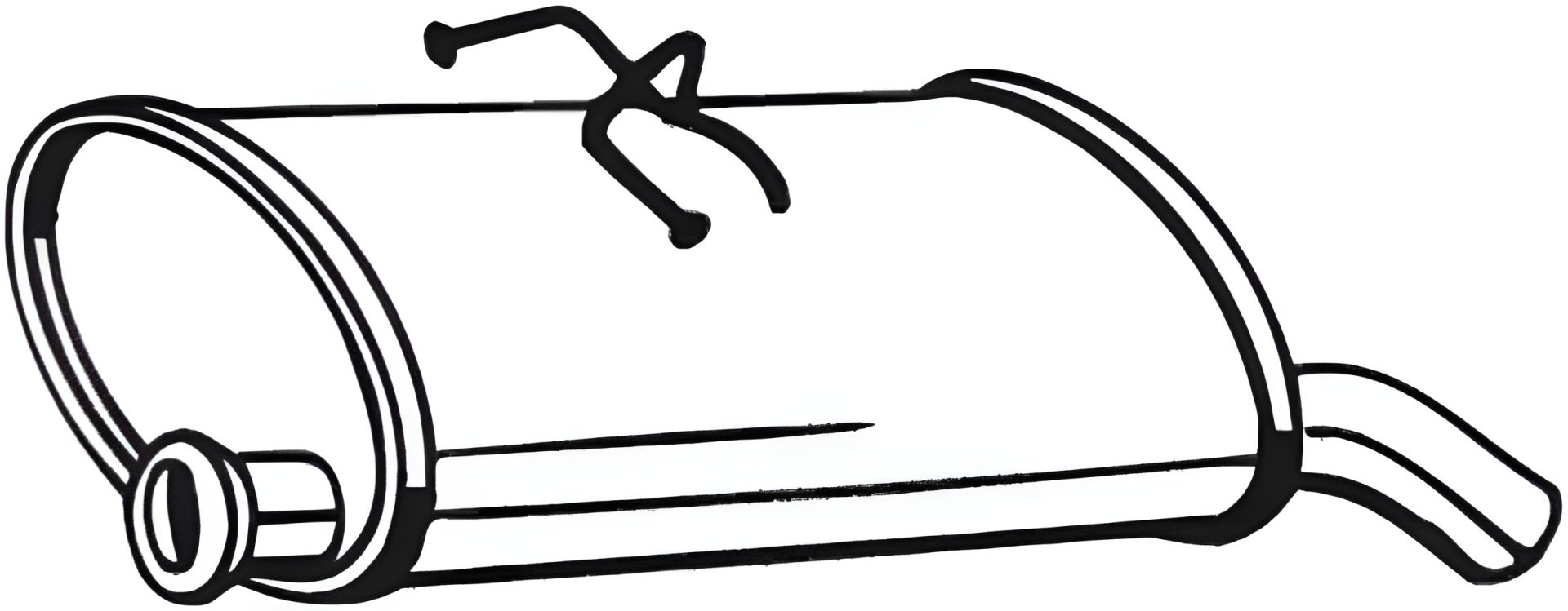 Задній глушник CITROEN Berlingo 02-11, BOSAL (135707) Задній глушник CITROEN Berlingo 02-11, BOSAL (135707)