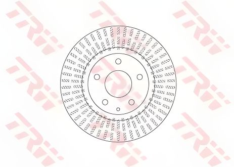 Тормозной диск MAZDA Mazda3 FD=295mm 2013, TRW (DF6731)