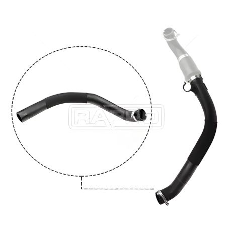 Інтеркулерний патрубок Transit 2.2 TDCi V347 06- (довгий), RAPRO (16231)