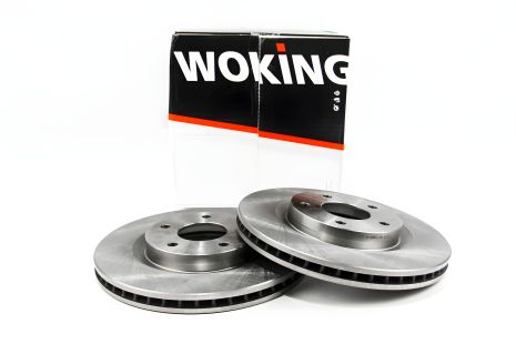 Диск гальмівний передній для Juke/Qashqai/X-Trail (07-21), WOKING (D6108710) Диск гальмівний передній для Juke/Qashqai/X-Trail (07-21), WOKING (D6108710)