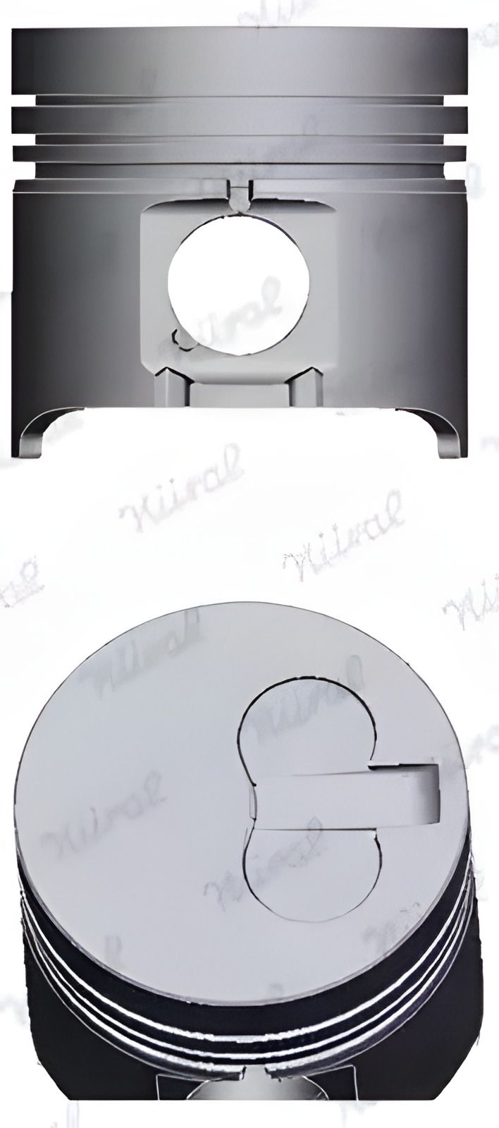 Поршень з Кільцями PSA 82.2 1.9D DW8 , NURAL (8710400000) Поршень з Кільцями PSA 82.2 1.9D DW8 , NURAL (8710400000)