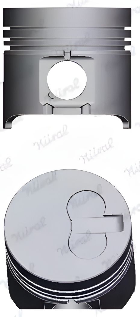 Поршень з кільцями для PSA 82.8 1.9D DW8, NURAL (8710400800)