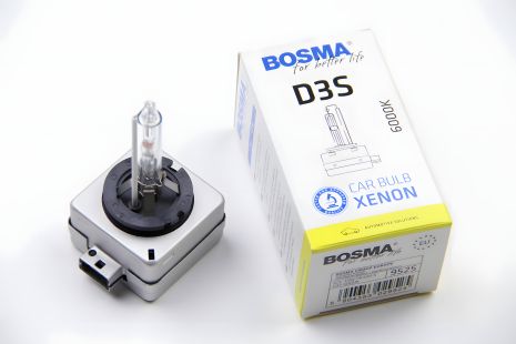 Ксенонова лампа D3S XENON 42V 35W 6000K, BOSMA (9525)