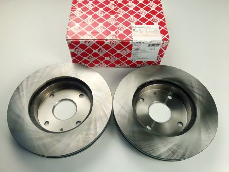 Передні гальмівні диски пара для Lacetti, FEBI (108533) (96549782)