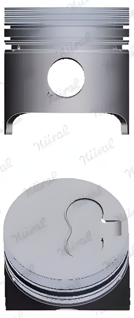 Поршень з кільцями PSA 83.50 1.9D XUD9 , NURAL (8715200710)