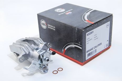 Задний тормозной суппорт Bora/Golf/Leon/Octavia/Toledo (97-14) Лив., ABS (522201)