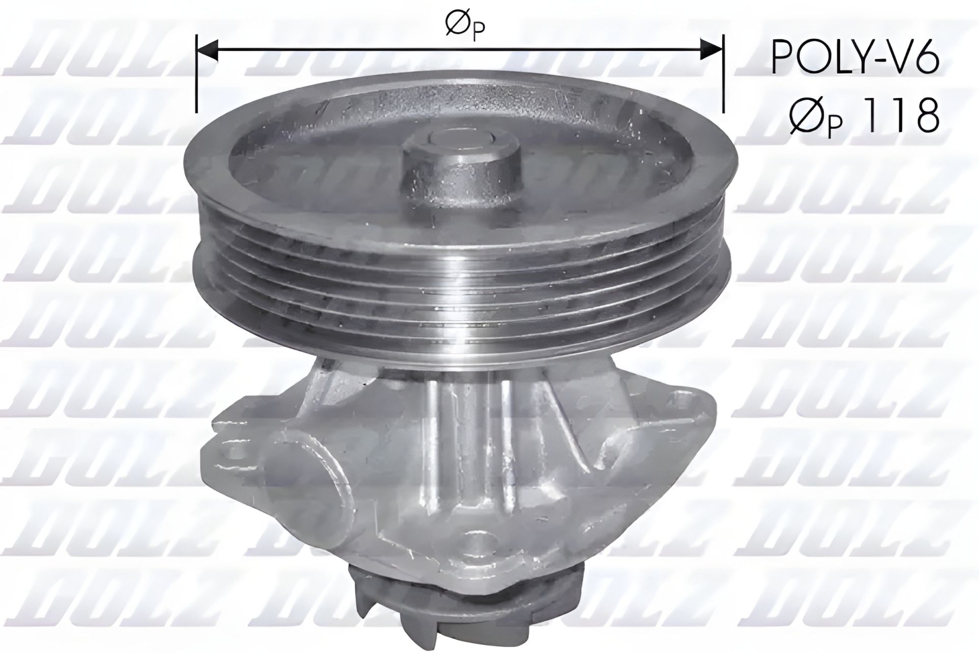 Помпа Dolz CITROEN/FIAT/PEUGEOT Jumpy/Scudo/Expert 1,6 95-00, DOLZ (S225) Помпа Dolz CITROEN/FIAT/PEUGEOT Jumpy/Scudo/Expert 1,6 95-00, DOLZ (S225)