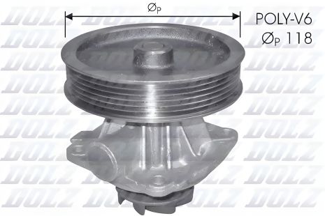 Помпа Dolz CITROEN/FIAT/PEUGEOT Jumpy/Scudo/Expert 1,6 95-00, DOLZ (S225) Помпа Dolz CITROEN/FIAT/PEUGEOT Jumpy/Scudo/Expert 1,6 95-00, DOLZ (S225)