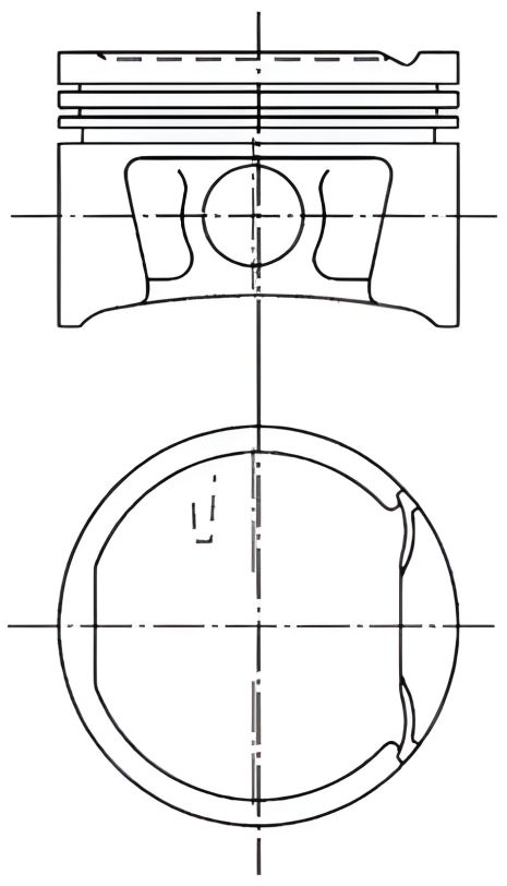 Колінвал для моторів DACIA / NISSAN / RENAULT K4M 1,6B 79,51 STD, KOLBENSCHMIDT (99746600)