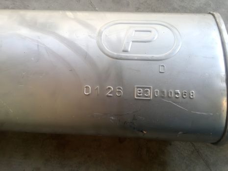 Резонатор Audi 100 2.0-2.3 85-94/A6 2.0-2.3 94-96, POLMO (01.26) (443253409N)