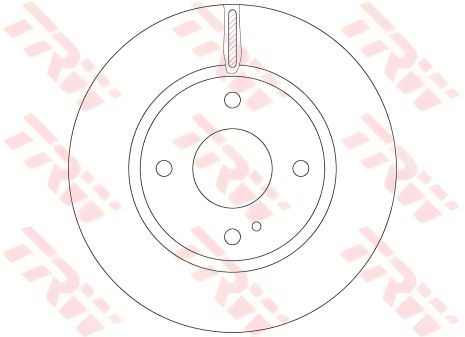 Диск гальмівний передній Fiesta/KA 08- 1.0-1.6, TRW (DF6399) FrontDisc Диск гальмівний передній Fiesta/KA 08- 1.0-1.6, TRW (DF6399) FrontDisc