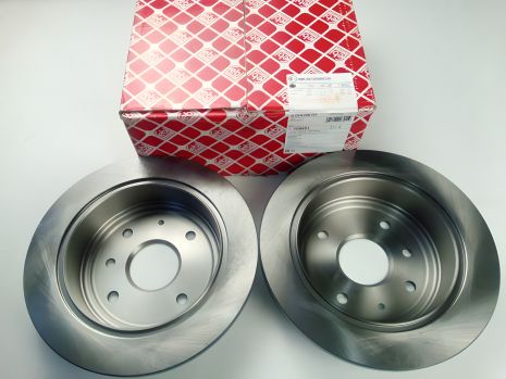 Задній гальмівний диск Lacetti, FEBI (108451) пара. (96549630) Задній гальмівний диск Lacetti, FEBI (108451) пара. (96549630)