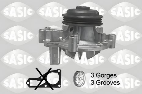 Водяний насос PEUGEOT BOXER, CITROËN JUMPER, Sasic (2011A51) Водяний насос PEUGEOT BOXER, CITROËN JUMPER, Sasic (2011A51)