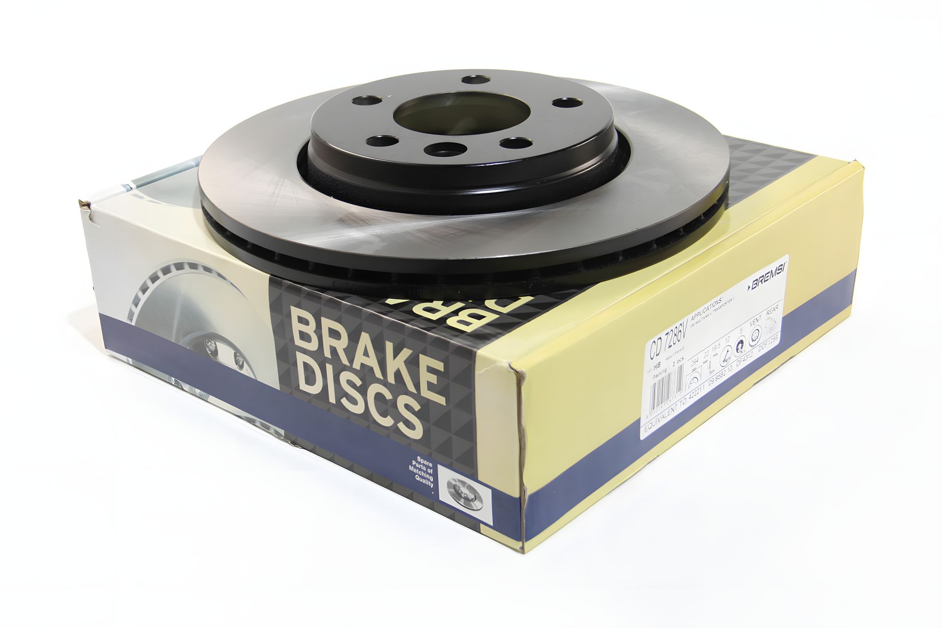 Задній гальмівний диск T5 03- (294x22), Bremsi (CD7286V) Задній гальмівний диск T5 03- (294x22), Bremsi (CD7286V)