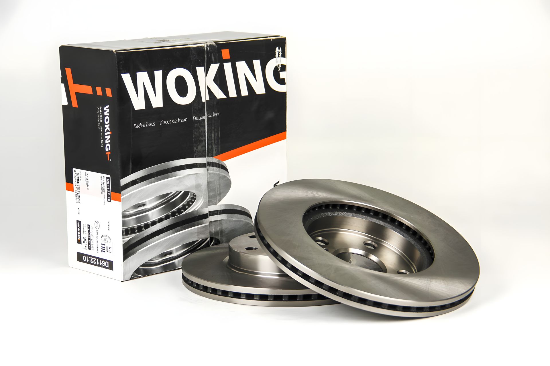 Передній гальмівний диск WOKING, Corolla/Auris 08-18 (D6112210) Передній гальмівний диск WOKING, Corolla/Auris 08-18 (D6112210)