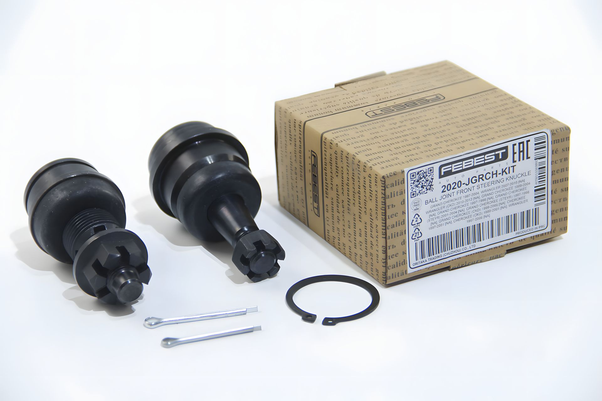Шаровая опора (передняя/верхняя+передняя/нижняя) Grand Cherokee 97-04 (к-кт 2 шт), FEBEST (2020JGRCHKI) Шаровая опора (передняя/верхняя+передняя/нижняя) Grand Cherokee 97-04 (к-кт 2 шт), FEBEST (2020JGRCHKI)