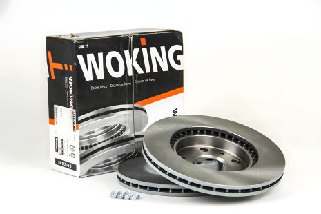 Передній гальмівний диск для Duster/Kaptur/Megane/Terrano (14-21), WOKING (D6147810)