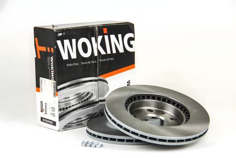 Диск гальмівний передній Duster/Kaptur/Megane/Terrano (14-21), WOKING (D6147810)