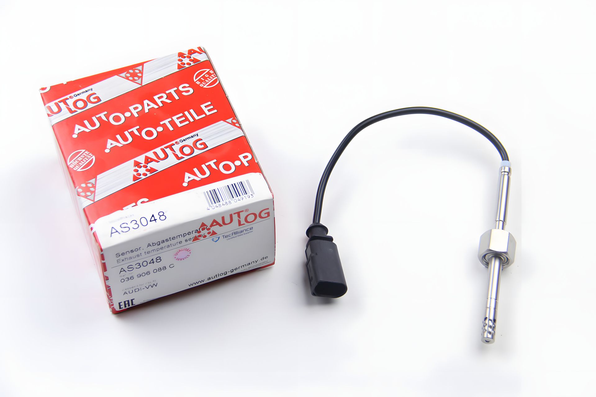 Датчик температури вихлопних газів VW GOLF IV/V 1.4/1.6 01-08 (після катализатора), AUTLOG (AS3048) Датчик температури вихлопних газів VW GOLF IV/V 1.4/1.6 01-08 (після катализатора), AUTLOG (AS3048)
