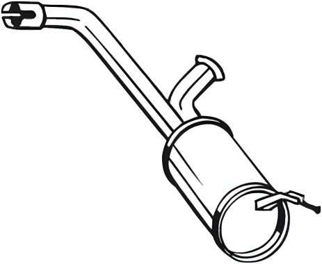 Задний глушитель BOSAL, CITROEN Jumpy 06-16 (135099) Задний глушитель BOSAL, CITROEN Jumpy 06-16 (135099)