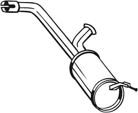 Задній глушник BOSAL CITROEN Jumpy 06-16 (135099) Задній глушник BOSAL CITROEN Jumpy 06-16 (135099)