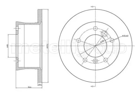 Brake RNOT G Series/W461/W463/LT/W901 (89-21), CIFAM (800492)