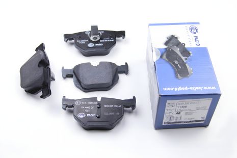 Задні гальмівні колодки BMW 5 (E60) (2003 - 2009), HELLA PAGID (8DB355010471)