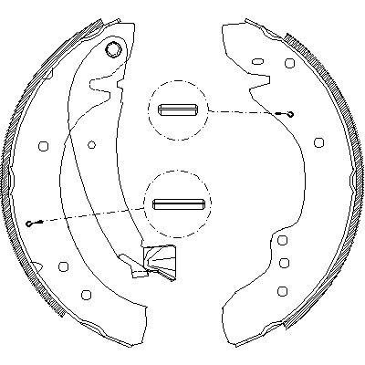 Комплект тормозных колодок 471800 PEUGEOT FIAT Комплект тормозных колодок 471800 PEUGEOT FIAT