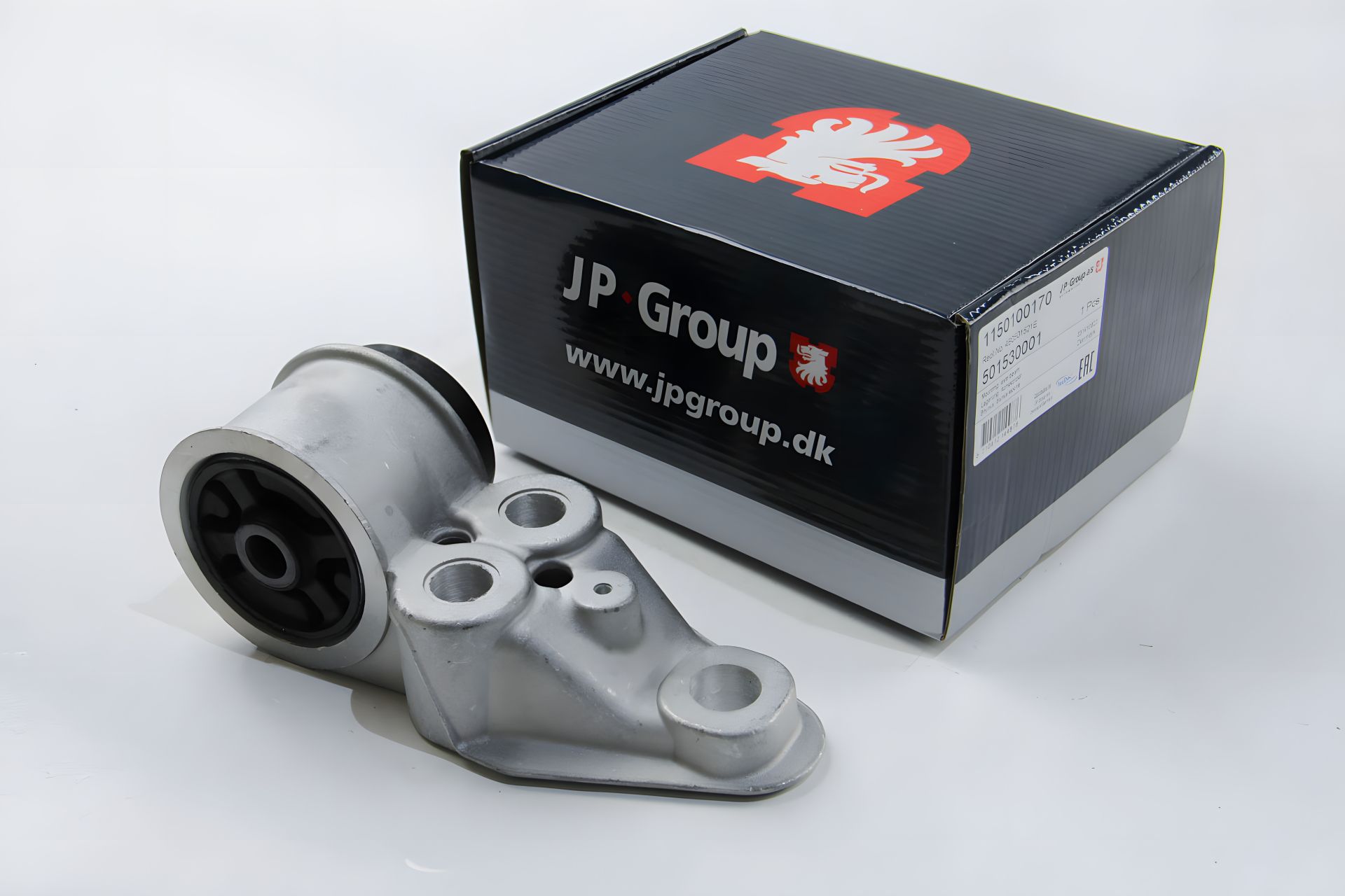 Опорный кронштейн задней балки JP Group (1150100170) для A6/SUPERB/Passat Опорный кронштейн задней балки JP Group (1150100170) для A6/SUPERB/Passat