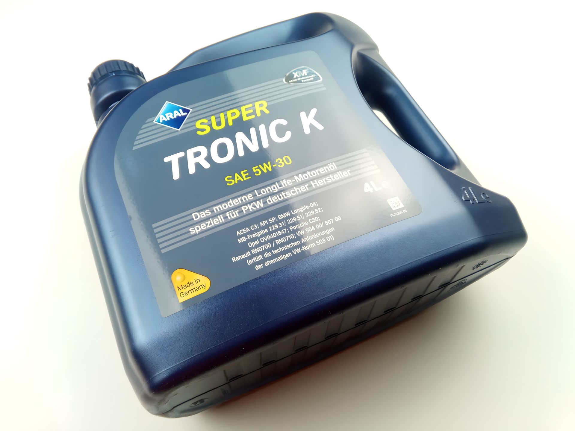 Синтетична моторна олива 5W-30 ARAL SuperTronic K 4 л (15DBCD) Синтетична моторна олива 5W-30 ARAL SuperTronic K 4 л (15DBCD)