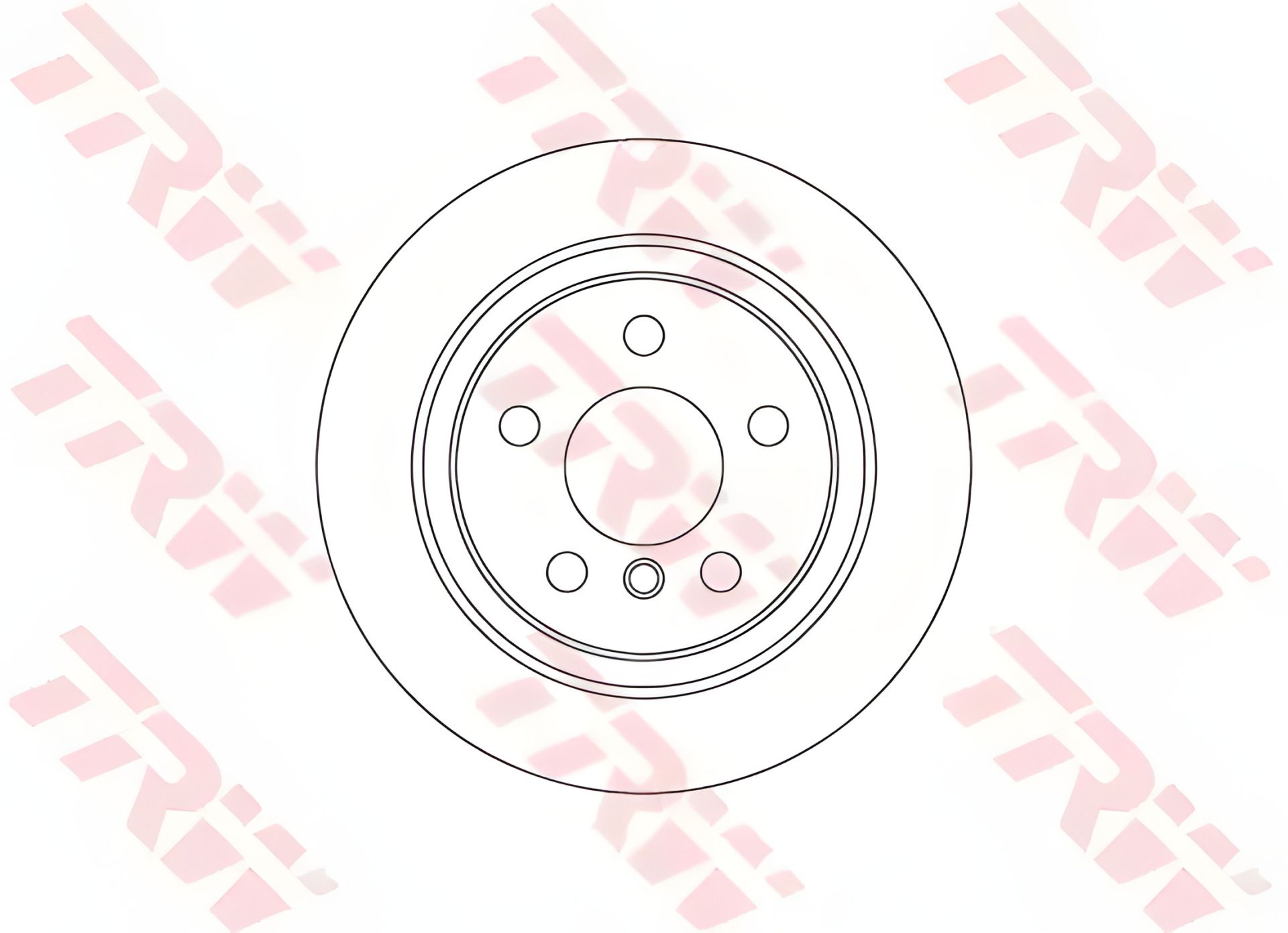 Диск тормозной (1 шт.) BMW 2(F45)/i3/X1 RD=280mm 13, TRW (DF6756) Диск тормозной (1 шт.) BMW 2(F45)/i3/X1 RD=280mm 13, TRW (DF6756)