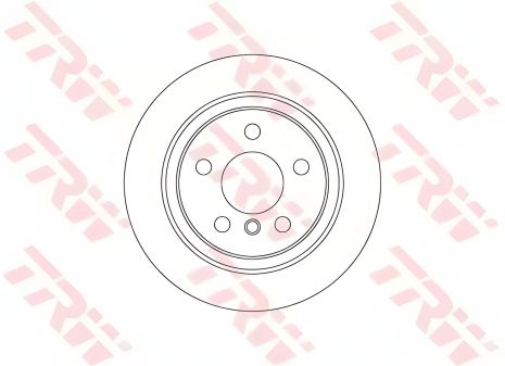 Диск тормозной (1 шт.) BMW 2(F45)/i3/X1 RD=280mm 13, TRW (DF6756) Диск тормозной (1 шт.) BMW 2(F45)/i3/X1 RD=280mm 13, TRW (DF6756)