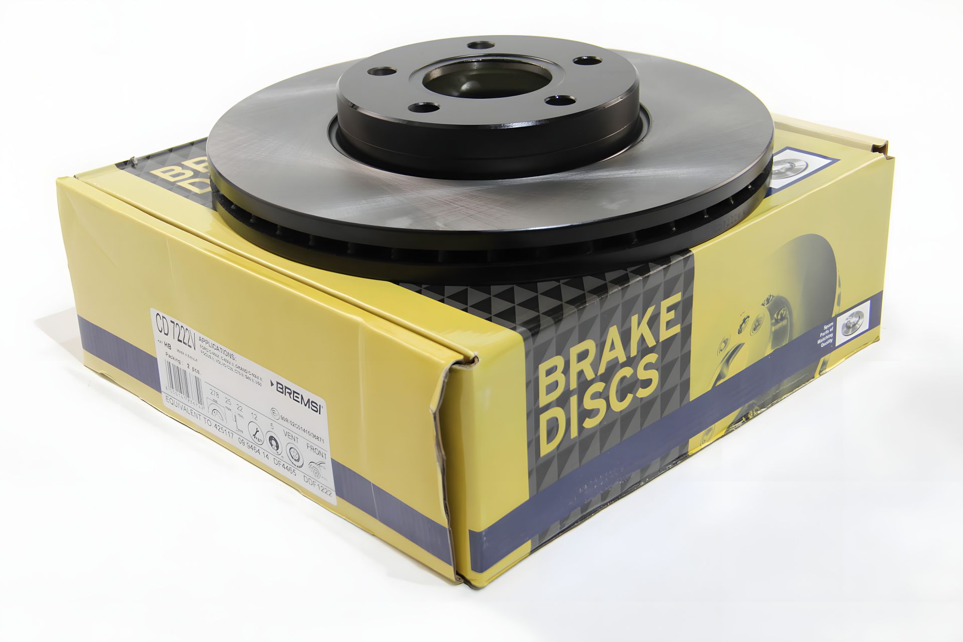 Передній гальмівний диск Ford C-Max 07-10/Focus 04-11 (278x25), Bremsi (CD7222V) Передній гальмівний диск Ford C-Max 07-10/Focus 04-11 (278x25), Bremsi (CD7222V)