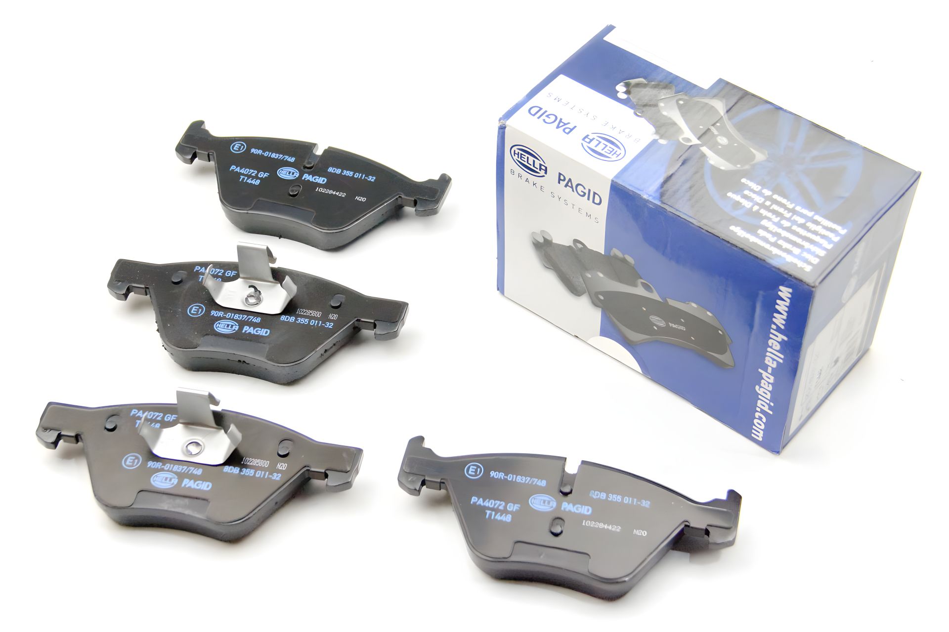 Передні гальмівні колодки для BMW 3(E90)/1(E81) 04-13 (ATE), HELLA PAGID (8DB355011321) Передні гальмівні колодки для BMW 3(E90)/1(E81) 04-13 (ATE), HELLA PAGID (8DB355011321)