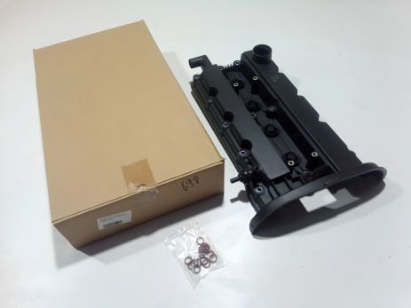 Клапанна кришка Aveo 1.6/Lacetti 1.6, Китай (96473698) пластикова, у зборі