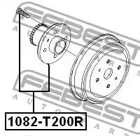 Подшипник задней ступицы Chevrolet Aveo/Kales 05-, FEBEST (1082-T200R)