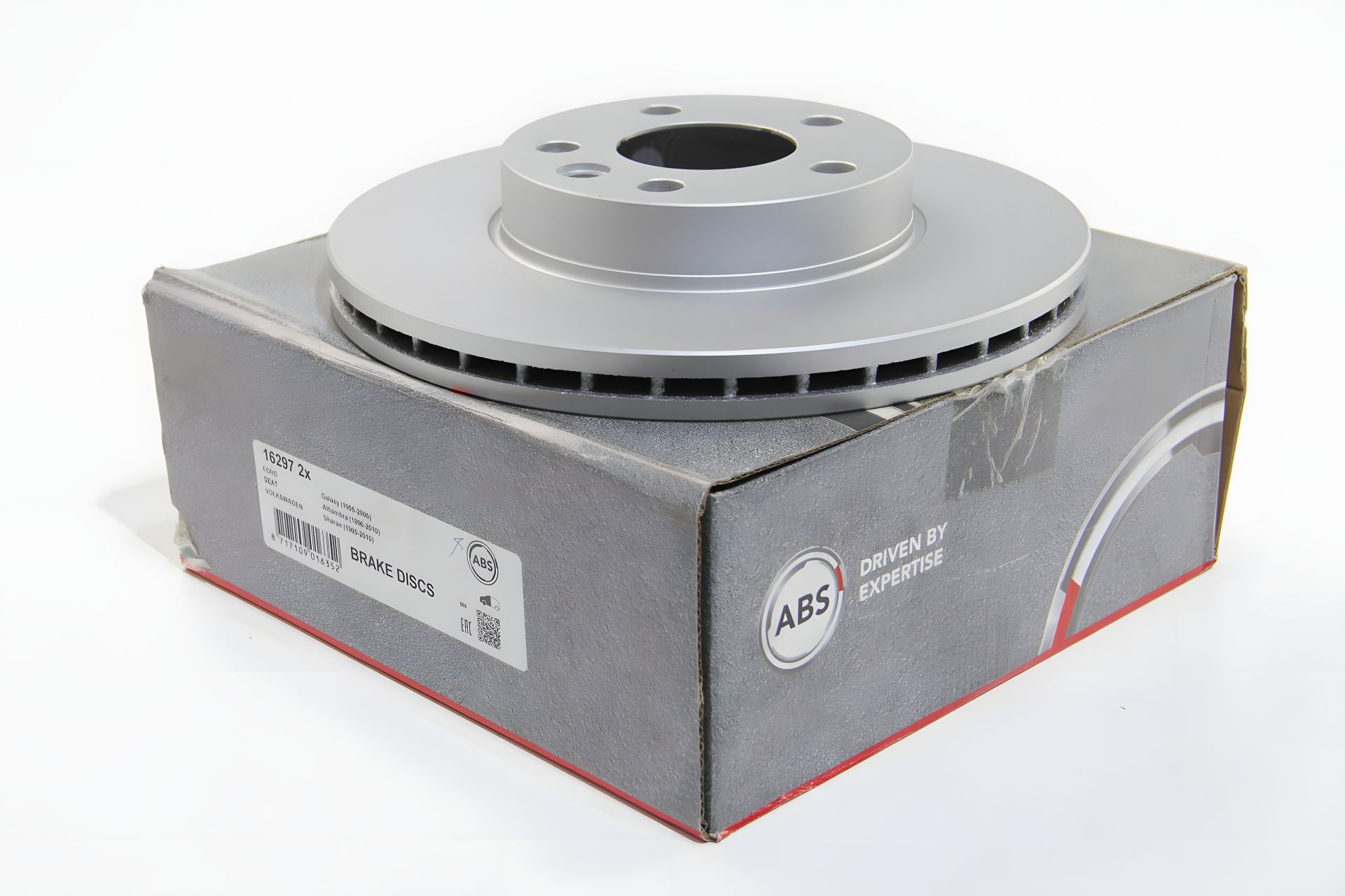 Передній гальмівний диск для Galaxy/Sharan (95-10), A.B.S. (16297) Передній гальмівний диск для Galaxy/Sharan (95-10), A.B.S. (16297)