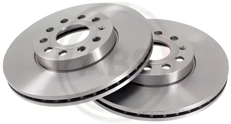Передній гальмівний диск A3/Caddy/Golf/Octavia/Superb 01-, A.B.S. (17521)